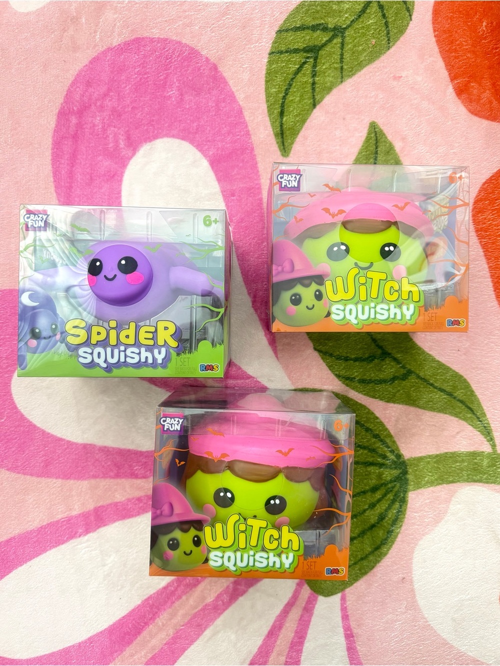 Witch & Spider Crazy Fun Squishies